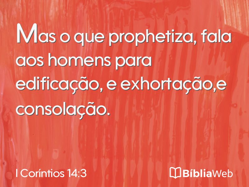 I Coríntios 14:3 em imagem para compartilhar
