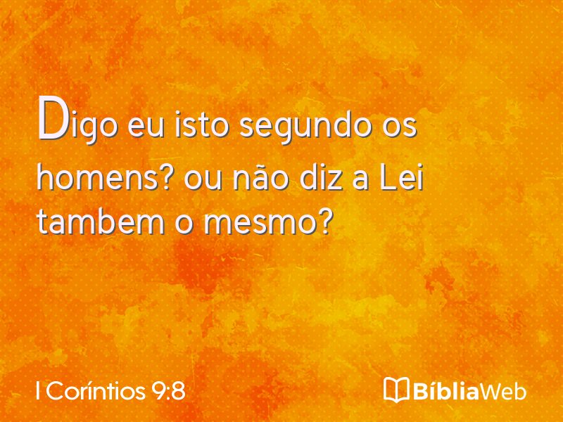 I Coríntios 9:8 em imagem para compartilhar