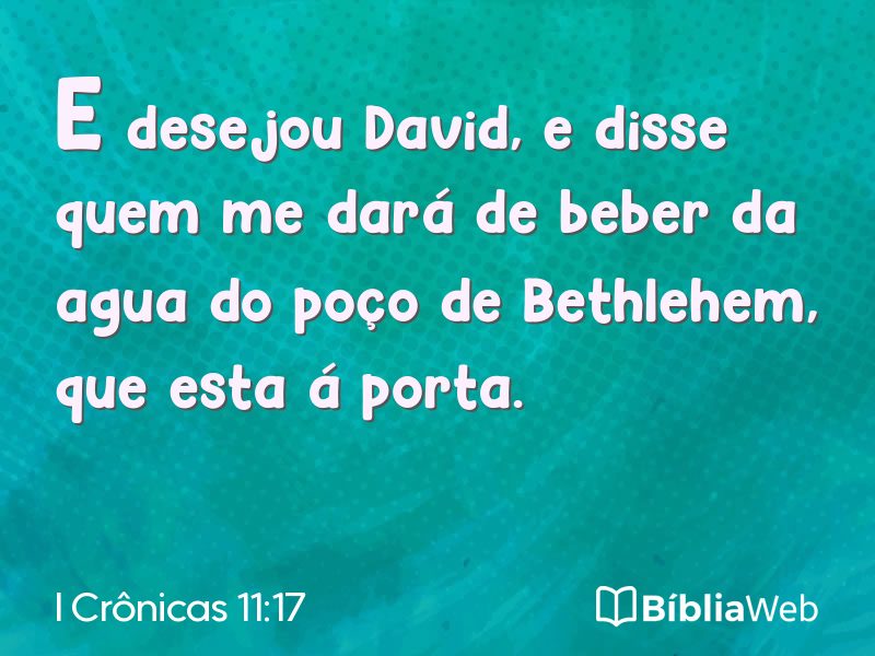 I Crônicas 11:17 em imagem para compartilhar