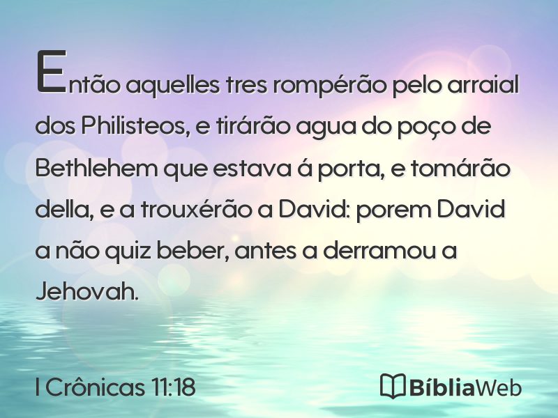 I Crônicas 11:18 em imagem para compartilhar