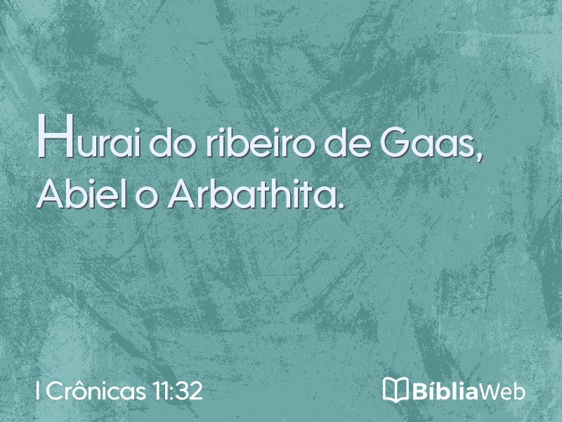I Crônicas 11:32 em imagem para compartilhar