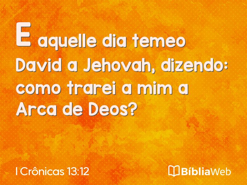 I Crônicas 13:12 em imagem para compartilhar