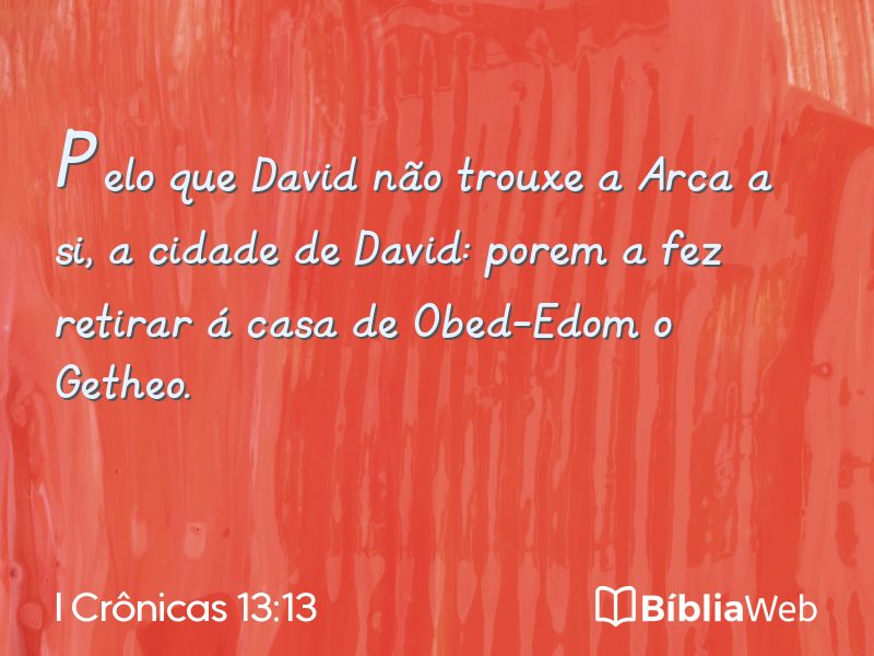 I Crônicas 13:13 em imagem para compartilhar