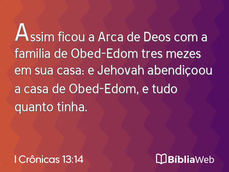 I Crônicas 13:14 em imagem para compartilhar