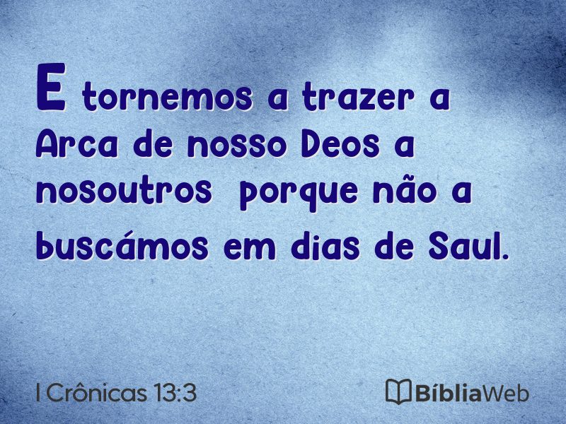I Crônicas 13:3 em imagem para compartilhar