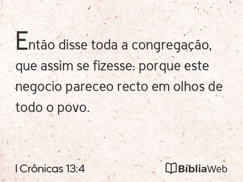 I Crônicas 13:4 em imagem para compartilhar