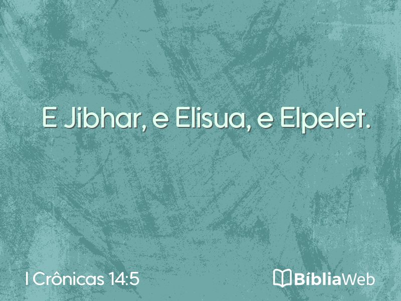 I Crônicas 14:5 em imagem para compartilhar
