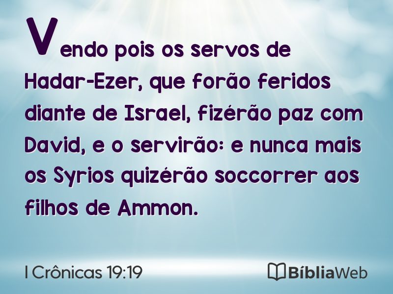 I Crônicas 19:19 em imagem para compartilhar