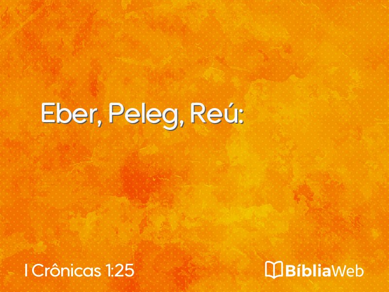 I Crônicas 1:25 em imagem para compartilhar