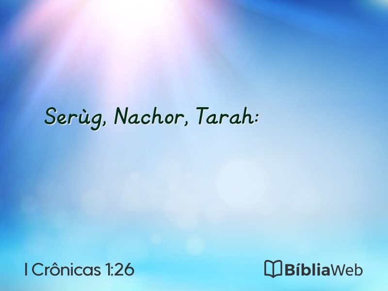 I Crônicas 1:26 em imagem para compartilhar