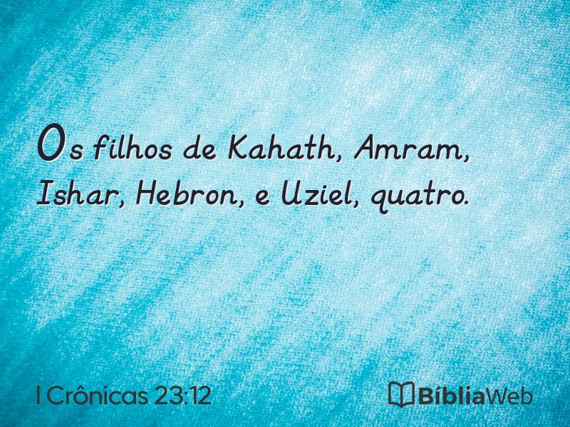 I Crônicas 23:12 em imagem para compartilhar