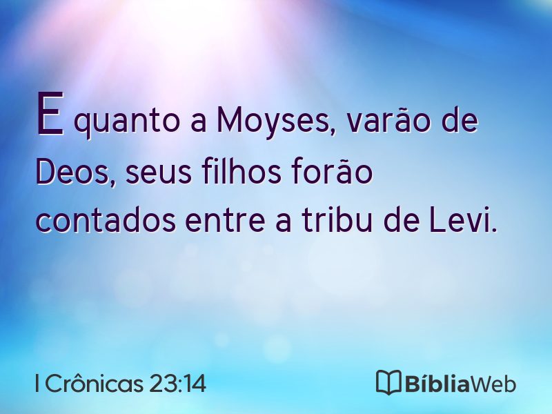 I Crônicas 23:14 em imagem para compartilhar