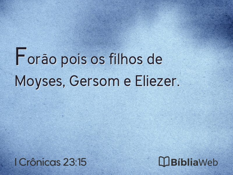 I Crônicas 23:15 em imagem para compartilhar