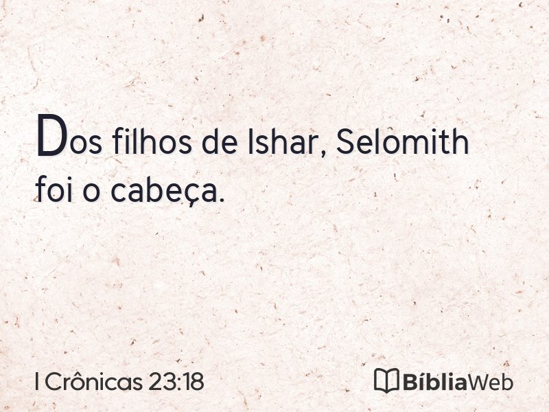I Crônicas 23:18 em imagem para compartilhar