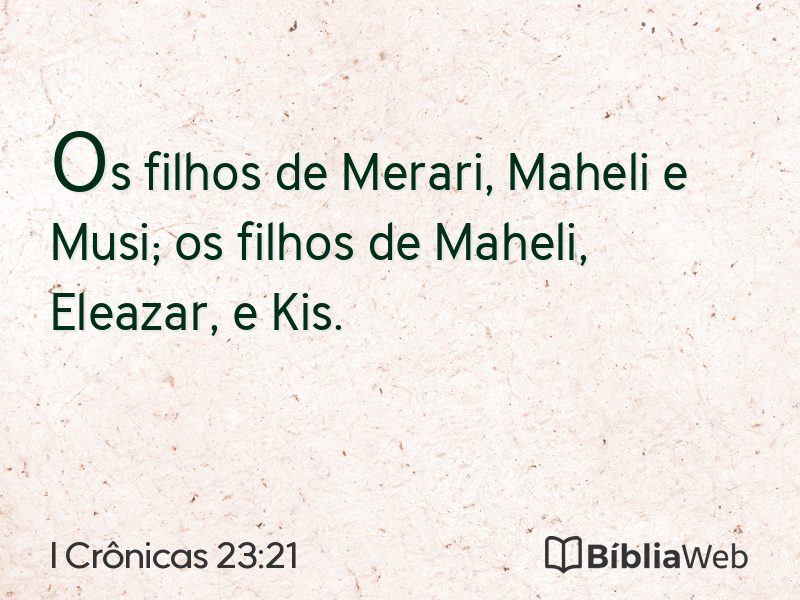 I Crônicas 23:21 em imagem para compartilhar