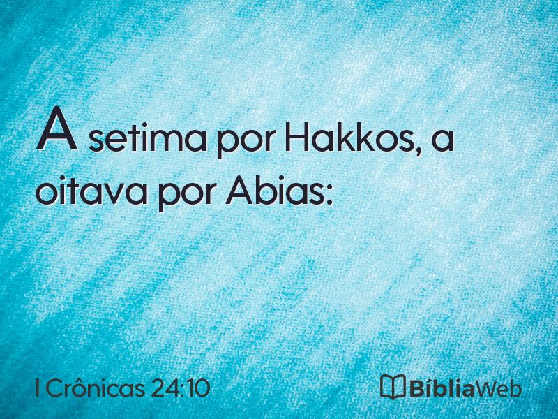 I Crônicas 24:10 em imagem para compartilhar
