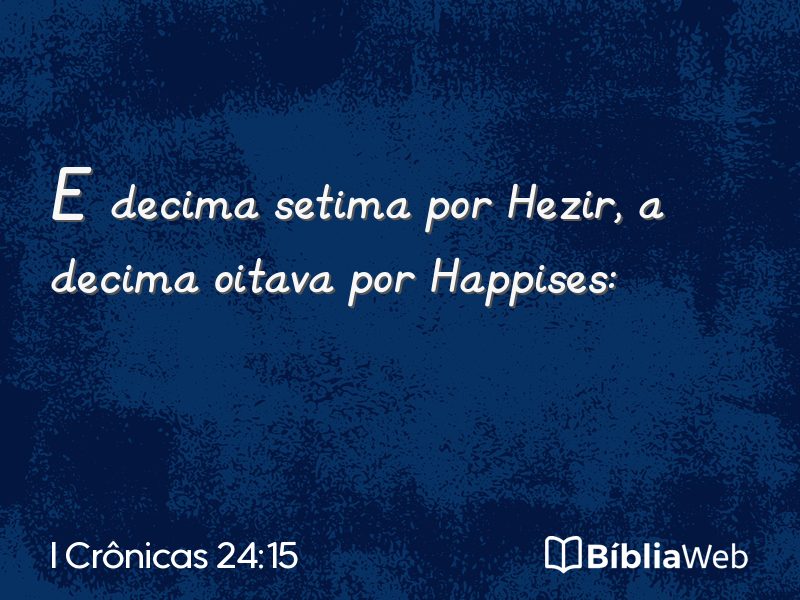 I Crônicas 24:15 em imagem para compartilhar