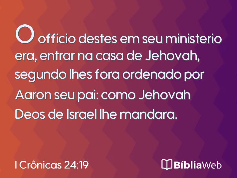 I Crônicas 24:19 em imagem para compartilhar
