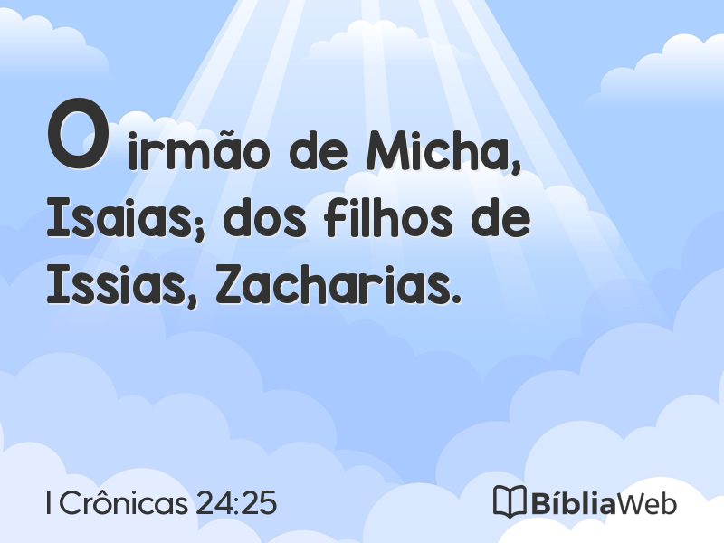 I Crônicas 24:25 em imagem para compartilhar