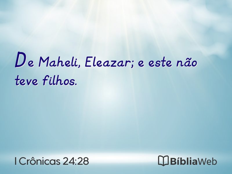 I Crônicas 24:28 em imagem para compartilhar