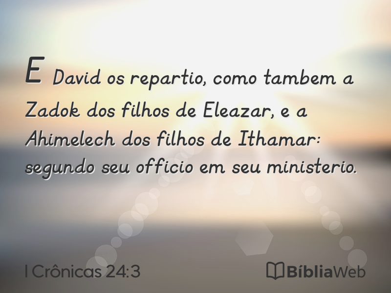 I Crônicas 24:3 em imagem para compartilhar