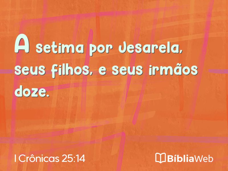 I Crônicas 25:14 em imagem para compartilhar