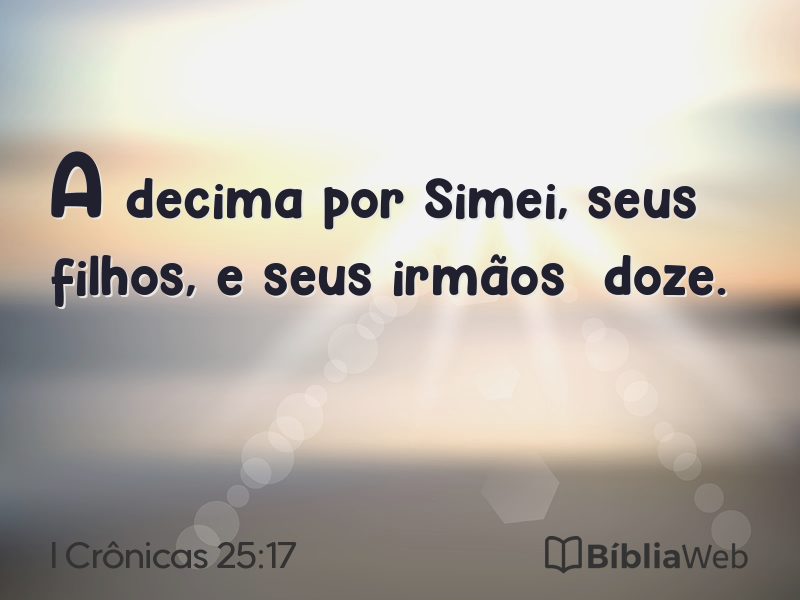 I Crônicas 25:17 em imagem para compartilhar