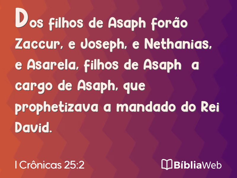 I Crônicas 25:2 em imagem para compartilhar