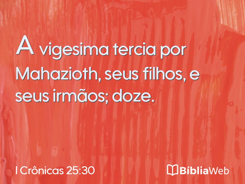 I Crônicas 25:30 em imagem para compartilhar