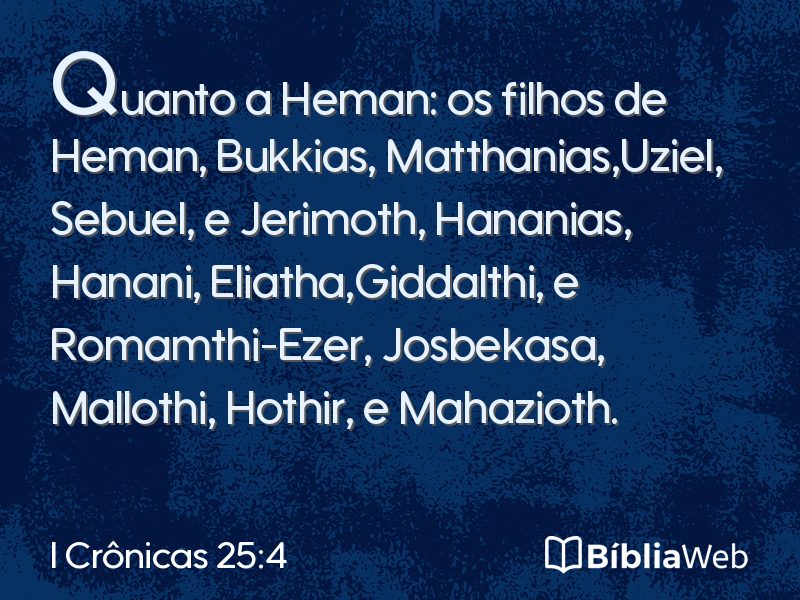 I Crônicas 25:4 em imagem para compartilhar