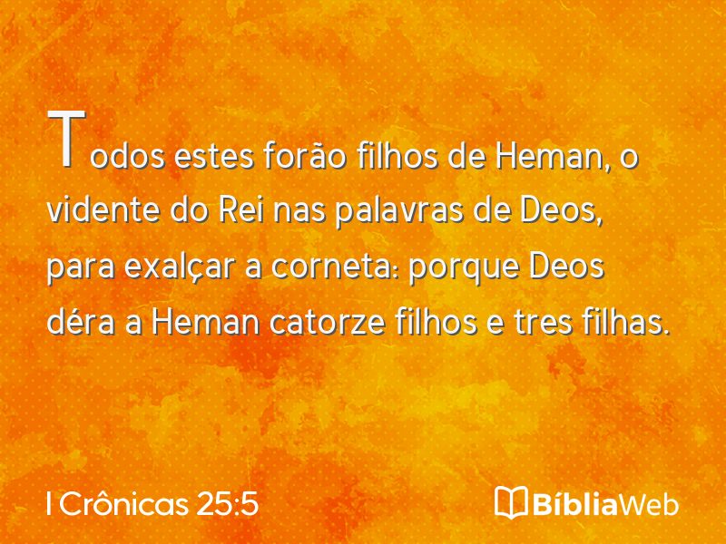 I Crônicas 25:5 em imagem para compartilhar