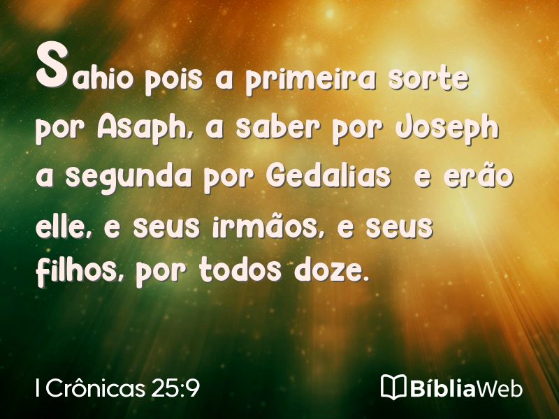 I Crônicas 25:9 em imagem para compartilhar