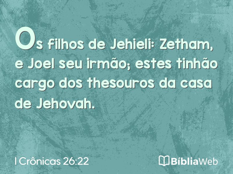 I Crônicas 26:22 em imagem para compartilhar