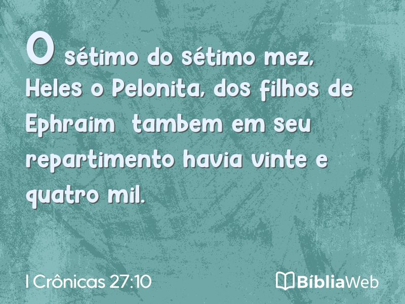 I Crônicas 27:10 em imagem para compartilhar