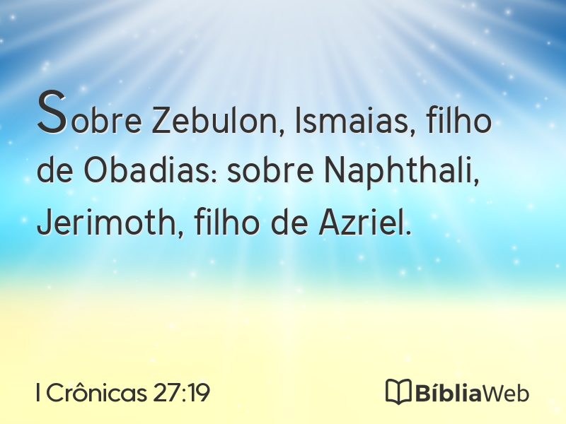 I Crônicas 27:19 em imagem para compartilhar
