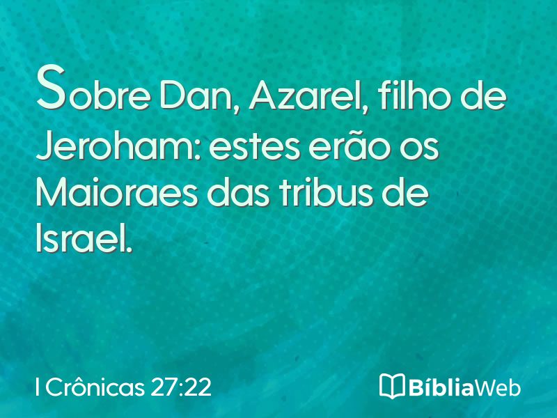 I Crônicas 27:22 em imagem para compartilhar
