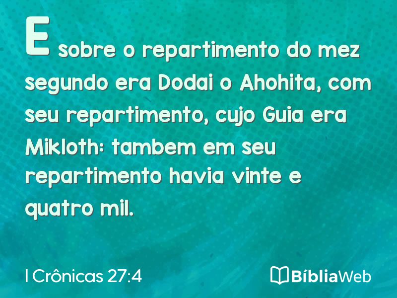 I Crônicas 27:4 em imagem para compartilhar
