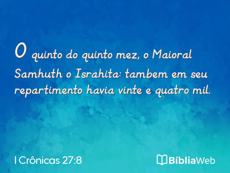 I Crônicas 27:8 em imagem para compartilhar