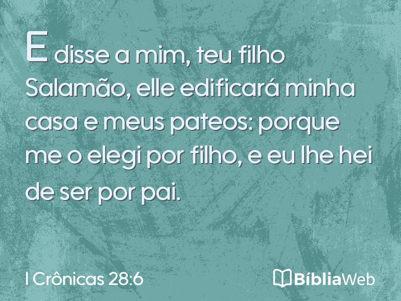 I Crônicas 28:6 em imagem para compartilhar