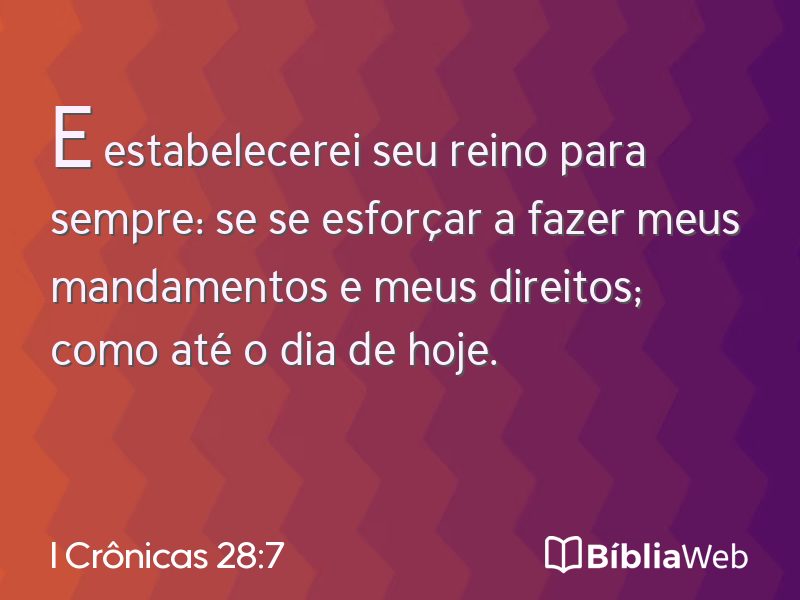 I Crônicas 28:7 em imagem para compartilhar