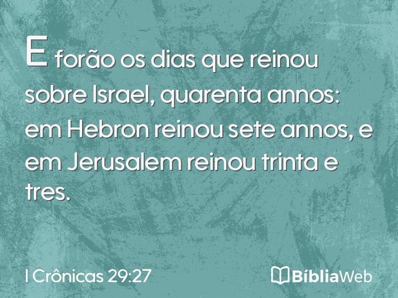 I Crônicas 29:27 em imagem para compartilhar