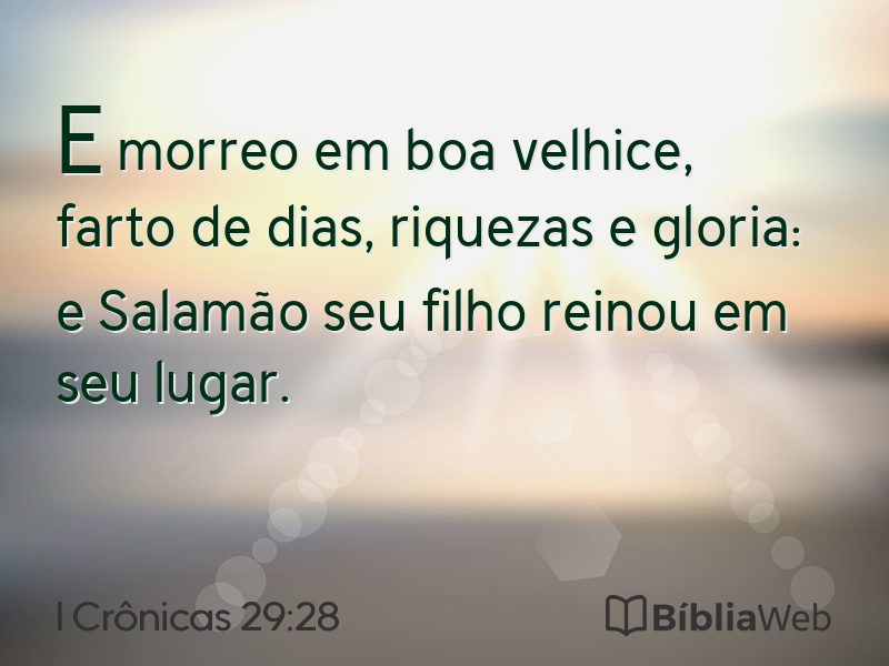 I Crônicas 29:28 em imagem para compartilhar