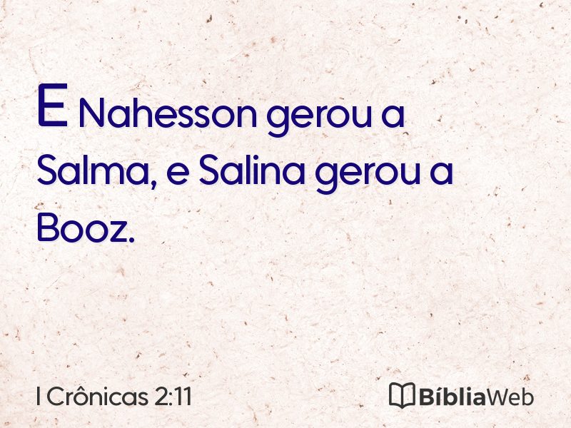 I Crônicas 2:11 em imagem para compartilhar