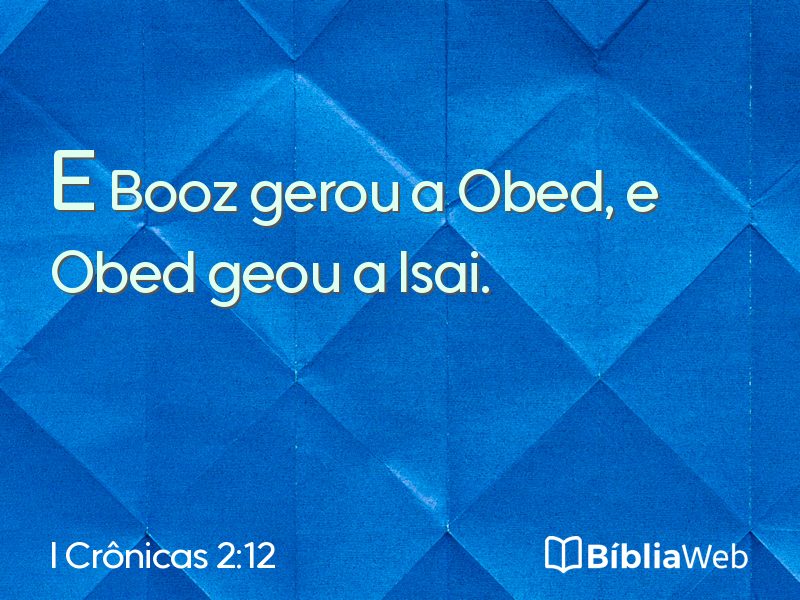 I Crônicas 2:12 em imagem para compartilhar