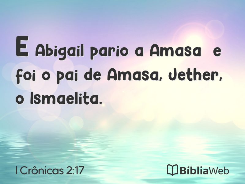 I Crônicas 2:17 em imagem para compartilhar