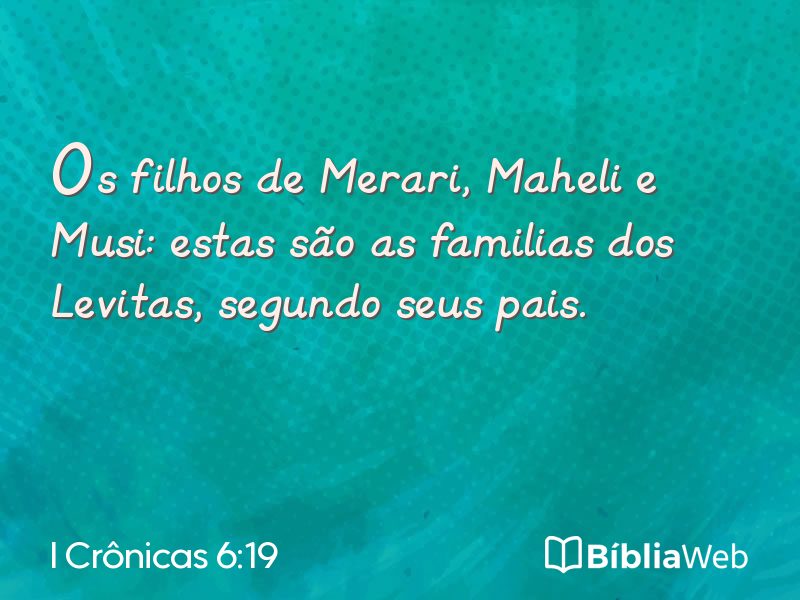 I Crônicas 6:19 em imagem para compartilhar