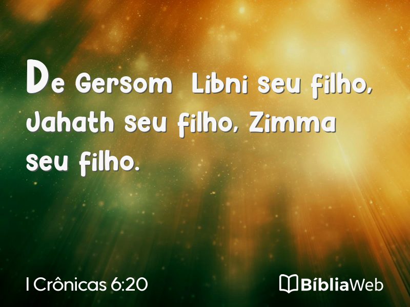 I Crônicas 6:20 em imagem para compartilhar