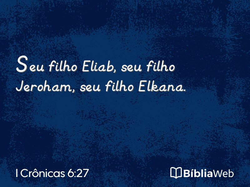 I Crônicas 6:27 em imagem para compartilhar