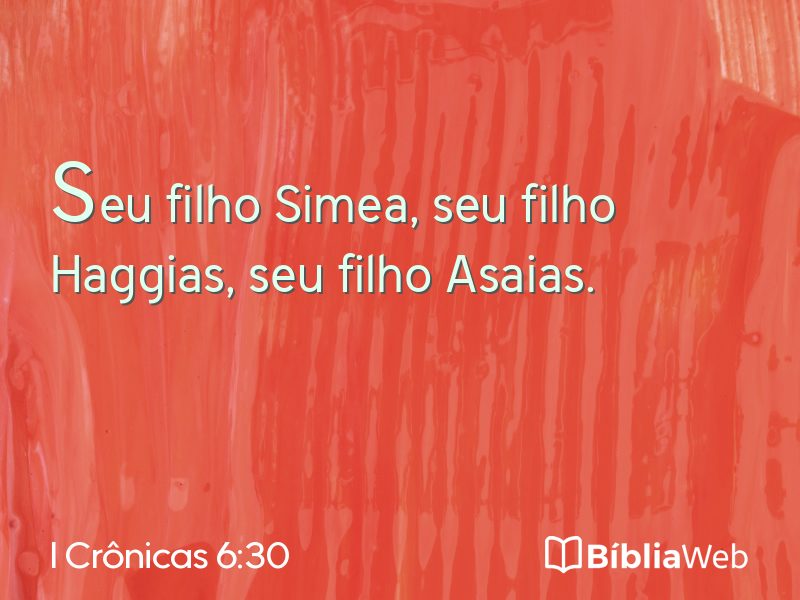 I Crônicas 6:30 em imagem para compartilhar