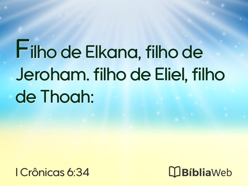 I Crônicas 6:34 em imagem para compartilhar